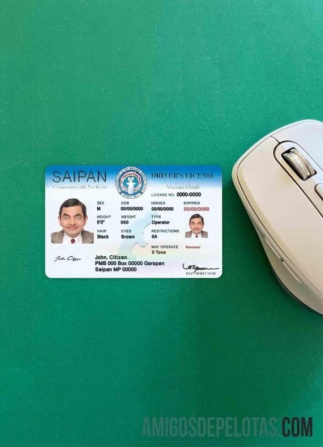 Ilhas Marianas do Norte Saipan dirigindo Photolook FRENTE amostra